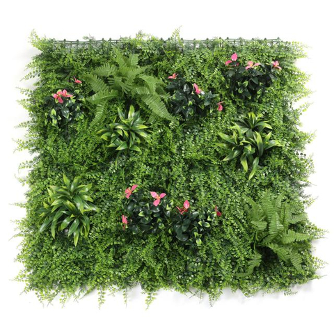 Luxury Artificial Green Wall 100x100cm - Modern Interior & Exterior Decor