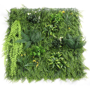 1m*1m Artificial Plant Wall for Office/Retail - Sound Absorption & Aesthetic Design