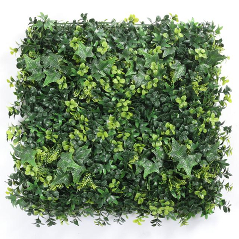 Modular UV-Protected Artificial Green Wall System - Custom Sizes & Designs