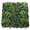 1m*1m Fake Plant Wall Panel - Realistic Foliage, Low Maintenance & Long Lifespan