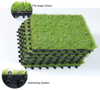 Free Sample Artificial Grass Tile Interlocking Turf Tile Grass Tile