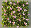 Artificial Light Holly & Flower Green Wall – UV-Resistant for Indoor/Outdoor Use