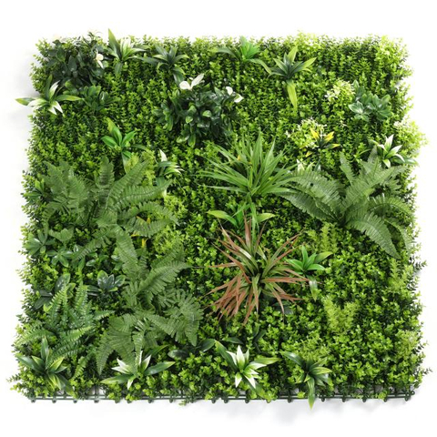 Decorative Fake Green Wall Panel 1m x 1m - Perfect for Restaurants & Hotels
