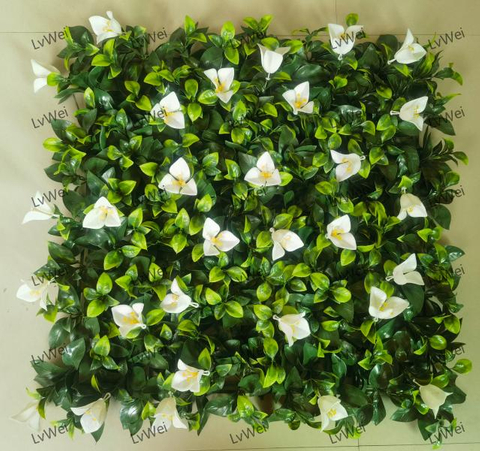 Premium Artificial Apple Leaf Wall Panel - Durable Vertical Greenery for Commercial Spaces