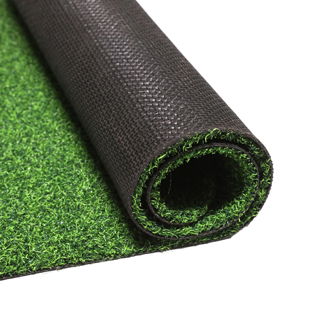 Flat Type 52500tufs/Sqm Lw Plastic Woven Bags Green Carpet Synthetic Lawn